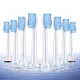 Delixike Replacement Toothbrush Heads Compatible with Philips Sonicare Diamondclean,HealthyWhite+,Flexcare,2 Series,3 Series,Protectiveclean,Essence+,Easyclean,Essential Clean Electric Toothbrush