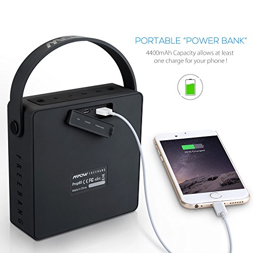 Mpow Portable Bluetooth Speakers, Extra 4400mAh Power Supply, Dual 5W Speaker, Over 10-Hour Playtime and 120-Hour Standby Time, Waterproof IPX5 Wireless Speaker Electronics, Portable Audio & Video, Portable Speakers & Docks, Portable Bluetooth Speakers