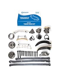 ECCPP - Kit de cadena de distribución TK10436L para Buick, Pontiac, Cadillac SRX STS años 2007 al 2013, Saab, Suzuki 2.8, 3.0, 3.2, 3.6, DOHC (2do. diseño)