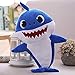 Baby Shark Official Singing Plush, Music Sound Baby Shark Plush Doll Soft Baby Cartoon Shark Stuffed & Plush Toys Singing English Song for Kids Gift Children Girl