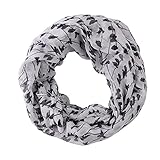 Amazon Prime Deals Pop Fashion Women's Bird Printed Pattern Infinity Scarf