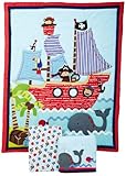 Bedtime Originals 3 Piece Treasure Island Crib Bedding Set