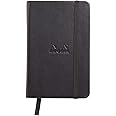 Rhodia Webnotebook Webbies - Dot Grid 96 sheets - A6, 3 1/2" x 5 1/2" - Black Italian Synthetic Leather Cover