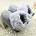 Weixinbuy Baby Girls Knit Soft Fur Winter Warm Snow Boots Crib Shoes