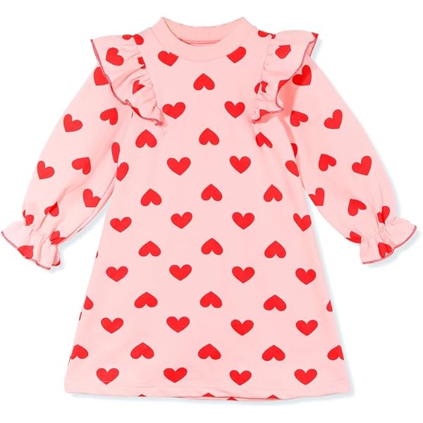 ワンピース uhr heart mom dress pink 5-6y Uhr Heart Mom Dress | MILK.