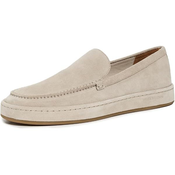 Allen Edmonds Cream Suede Slip-On Loafers with Tan Sole Allen Edmonds Brody Suede Slip On Loafers | Shopbop main image 3