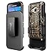 Galaxy Luna Case (4G LTE) / Express 3 / Amp 2 w/[Tempered Glass Screen Protector], NageBee [Heavy Duty] Armor Shockproof [Belt Clip] Holster [Kickstand] Combo Case for Samsung Galaxy J1 2016 -Camo