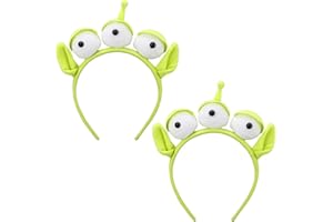 DICTAMNI Three-eyed Alien Monster Headband Stretchy Plushy Hair Accessories,Halloween,Alien Headband