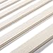 ZINUS Vertical Wood Support Slats for Bed Frame Bunkie Board, Box Spring Replacement, Twin, White