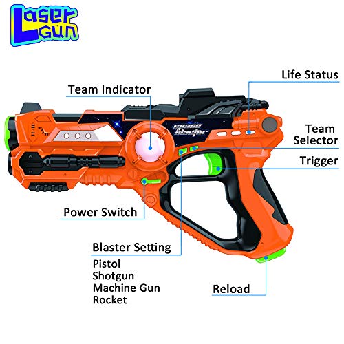 Toys Laser TagLaser X Recoil Laser Tag Lasers Gun Toy Gun Set 2Player