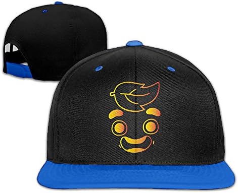 Gold Guava Juice Face Contrast Color Hip Hop Baseball Cap RoyalBlue