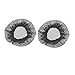SODIAL(R) 2 Pcs DIY Hairdressing Decoration Black Ballet Hair Net Snood for Ladies