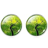 Jiayiqi Gilrs Fashion Soft Winds Bare Branches Studs Earrings