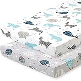 Pack n Play Sheets, BROLEX 2 Pack Mini Crib