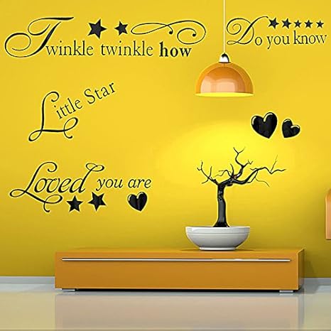 Big Bazaar Bazaar Home Decor English Words Wall Diy Stickers Decal