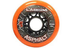 Labeda Wheels Inline Roller Hockey Gripper Asphalt Outdoor Orange 72mm 85A x1