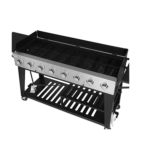 Royal-Gourmet-GB8000-8-Burner-Liquid-Propane-Event-Gas-Grill-BBQ-Picnic-or-Camping-Outdoor-Black