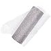 Bright Creations Tulle Rolls 6 Pack - Silver Glitter Tulle Fabric Roll - 6 inches x 10 Yards