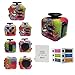 Fidget Cube Attention Cube Relieves Stress and Anxiety Educational Development Toys, Fidget Toys, Killing Time for ADD, ADHD, Anxiety, and Autism Kids and Adults (Rainbow)