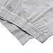 David Archy Men's 4 Pack Polyamide Fast Dry Support Pouch Trunks(S,Gray)