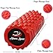 Muscle Foam Roller – Best Fitness Roller for Yoga, Pilates, Back Pain Relief (red)