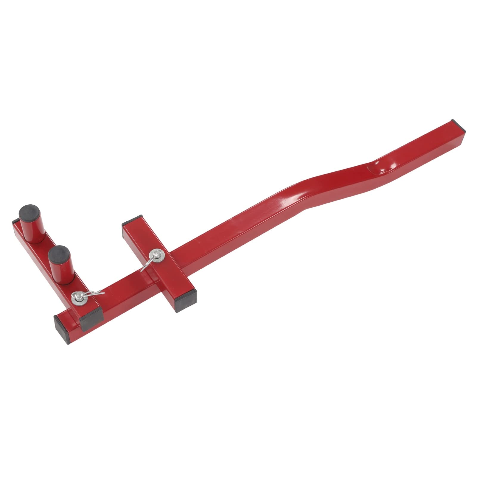 Deck Board Bender, Decking Straightening Tool for Wood Deck Installation, Multi-Angle Alloy Steel Decking Tool with Red Coated Surface for Outdoor Decking Projects and Floor Laying