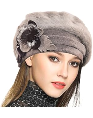 Women's 100% Wool Bucket Hat Felt Cloche Bow Dress Winter Hats