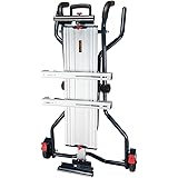 POWERTEC MT4010 Dual Position Miter Saw Stand (Portable Edition) with Wheels, Quick Change Brackets and Aluminum Bed