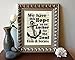 We Have This Hope As an Anchor for the Soul, Hebrews 6:19, Christian Unframed Reproduction Art Print, Vintage Bible Verse Scripture Wall and Home Decor Poster, Inspirational Gift, 8x10 inches