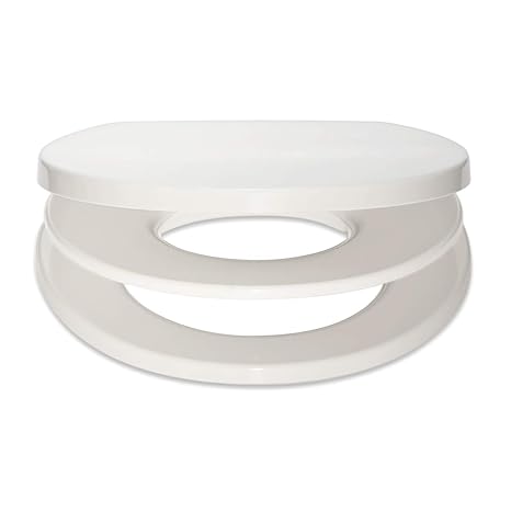 Bullseat WC Sitz Familie weiß mit optimalem Sitz für Kinder • Magnethalterung • Absenkautomatik/Softclose • abnehmbar • easyc