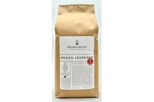 SMOKIN BEANS 5-Pound (Pack of 1) Brazil Legender, Unroasted Green Coffee Beans, Fresh Current Crop Specialty Grade, For Home Coffee Roasters