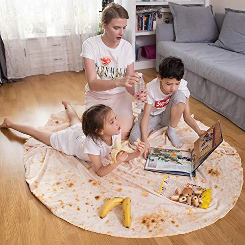 5 mermaker+Burritos+Tortilla+Blanket+Diameter