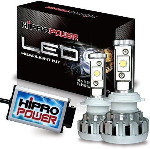 Hipro Power CREE XHP50 H8 LED Headlight Kit - H8 - 80W 10,000LMS 6000K Diamond White for Fog Light - 2 Yr Warranty