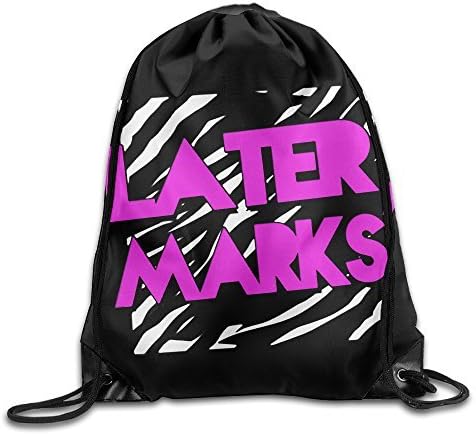 Drawstring Backpack Sack Bag Dolph Ziggler Later Marks Nylon Home Travel Sport Storage