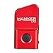 MANKER LAD 300 Lumen Micro Sized LED USB Rechargeable Keychain Flashlight With Cree XP-G3 LED / Nichia 219C LED + 2x Red Straw Hat LED for Everyday Carry (LAD XPG3 Red)