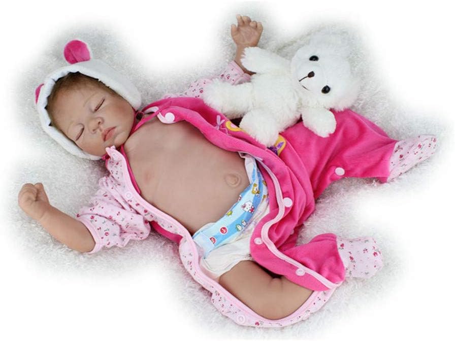 Prezzo LVYE1 Bambole Reborn per Bambino E Infante Bambini Bambola Reborn 22 Pollice Silicone - Realistico Carino Fatto A Mano A Prova di Bambino Non Toxic Adorabile per Bambino Giocattoli Offerte