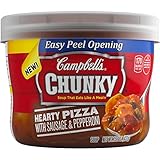 Campbell's Chunky Soup, Hearty Pizza with Sausage & Pepperoni, 15.2 Ounce (Pack of 8)