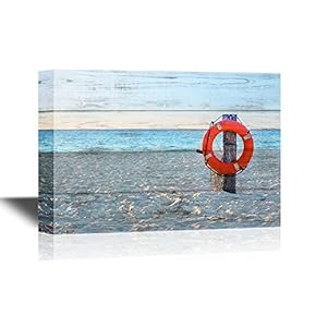 Life Preserver on Sandy Beach Somewhere in Mexico
