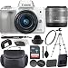 Canon EOS M50 Mirrorless Digital Camera (White) + EF-M 15-45mm f/3.5-6.3 is STM Lens Bundled with Premium Accessories (32GB Memory Card, Padded Equipment Case and More.)thumb 4