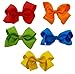 Greatlookz Extra Large Grosgrain Ribbon Bow Set of 5