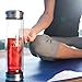 TEA TUMBLER & TEA INFUSER BOTTLE - 14oz Tea Cup with Loose Leaf Tea Strainer, Portable Tea Infuser Travel Mug, Hot & Iced Tea Maker