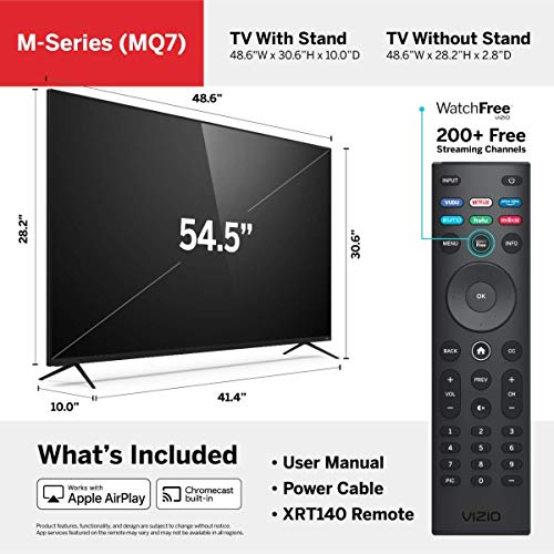 VIZIO 55Inch 4k Smart TV, MSeries Quantum 4K UHD LED HDR TV with