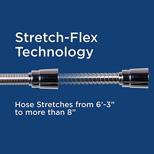 Waterpik HOS-396M 75-Inch Stretchable Metal Shower Hose, Chrome - Thumbnail 2