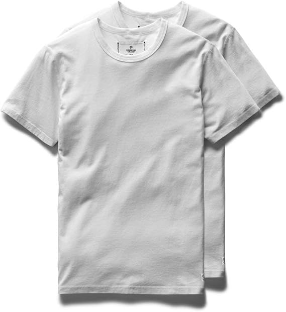 Amazon レイニング チャンプ Reigning Champ メンズ Tシャツ 2パック ショートスリーブ Tシャツ 2 Pack S S Tee L 並行輸入品 Tシャツ カットソー 通販