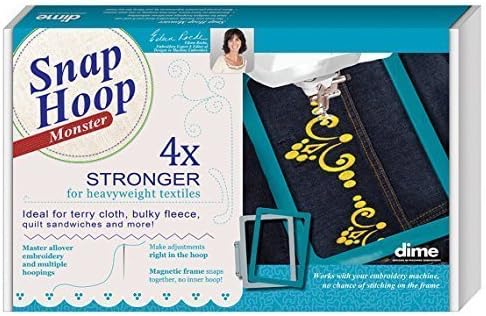 7x12 Inch Snap Hoop Monster for Brother and Babylock Embroidery Machine by Dime