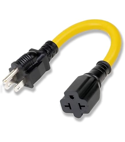 Amazon.com: [4-in-1] 12AWG 15 Amp Household AC Plug to 20 Amp T