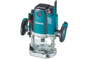 Makita HP Plunge Router for Precision Woodworking, Electronic Speed Control & Brakes Ideal for Mortises, Dados, Grooves, Inla