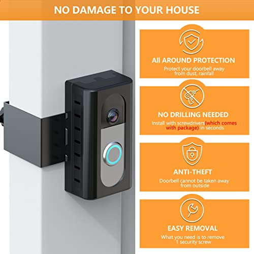 Ring Doorbell Mount Anti Theft Video Doorbell Mount For Ring Near Me