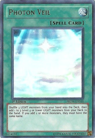 Yu-Gi-Oh! - Photon Veil (PHSW-EN050) - Photon Shockwave - 1st Edition - Ultra Rare