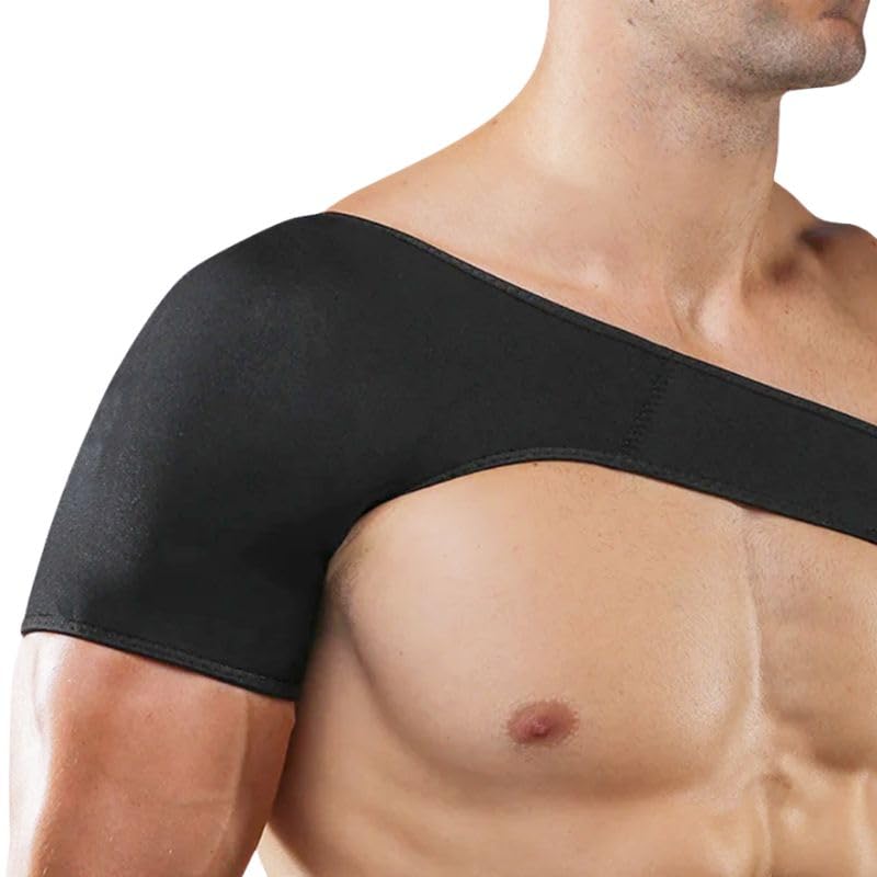 Ombreira Ortopédica Suporte Ombro Clavícula Neoprene Ajustável - Alívio de Dores, Prevenção de Lesões e Recuperação Muscular
